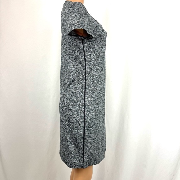 MERRELL Womens Sz M Grey Scoop Neck Short Sleeve Dress Activewear Casual Stretch - Picture 3 of 12
